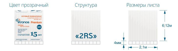 Особенности поликарбоната Kronos